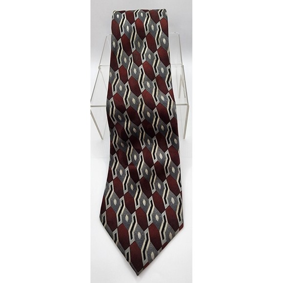 Keith Daniels Classic Apron Style 100% Silk Necktie - Picture 1 of 4